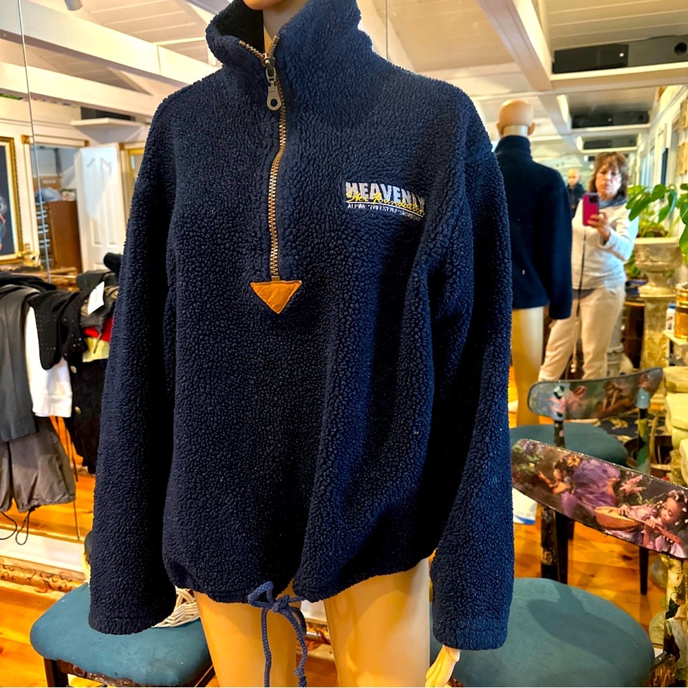 Heavenly ski resort Freestyle Alpine Snowboard vintage RARE fleece top Size M